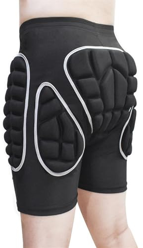 MTKSFDC Schützende gepolsterte Shorts Motorrad-Shorts, Beinschutz, unterstützende Sport-Impact-Shorts, Skifahren, Motocross-Shorts, Hüftschutz, gepolsterte Shorts(XL)
