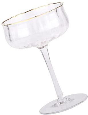 Gatuida 1pezzi Cocktail in Vetro Cristallo Con Bicchiere Party Elegante Per Martini Mojito Decorativo Per Feste Matrimonio e Ricevimenti