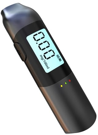 Breathalyzer Test Breath Alcoholicity Concentration Meter For Officer Traffics With LCD Digital Detector Testing Device
