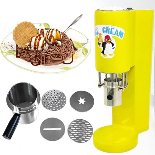 Máquina de helado, heladera, máquina para hacer gelatina, espaguetis, fácil de usar para hacer helados caseros y helados