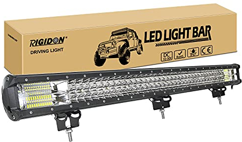 RIGIDON Led lichtleiste kfz aussen, 12V 24V 34 Zoll 86cm 468W Spot Flut-Combo-Strahl offroad beleuchtung für SUV Offroad ATV, UTV, Offroad, Traktor, LKW, Fahrzeuge, 6000K Weiß led nebelscheinwerfer