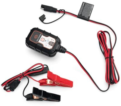 HARLEY-DAVIDSON 1 Ampere Dual-Mode Batterie-Tender (12v, 6v, 1 A) Batterie-Ladegerät Vollautomatisch Battery-Charger, 66000308