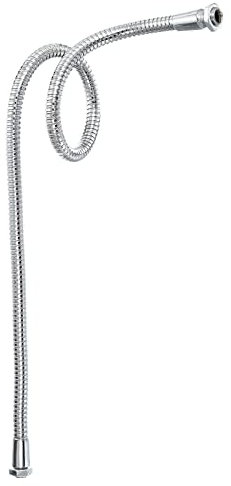 PATIKIL 23.6 Microphone Col Cygne, M10/M8 Filetage 8mm Métal Universel Tuyau Flexible Bras Col Cygne Tube Extension pour Multifonction Bricolage, Argenté