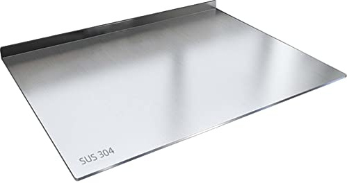 Planche à découper grande taille Planche à Découper de Cuisine, Anti-moisissure Planche à découper en acier inoxydable pour Viande, Légumes, Frui (Épaisseur:1.5mm-30X40cm)