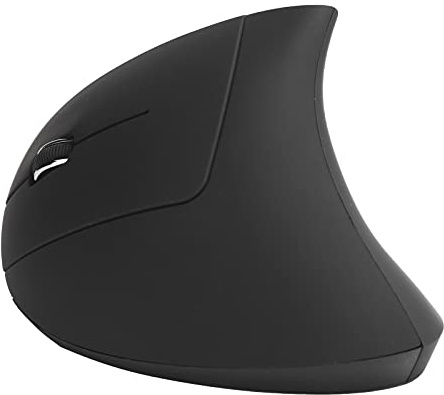 Yctze Ratón Vertical Inalámbrico para Zurdos 800 1200 1600 dpi Ajustable 6 Teclas Ergonómico para Zurdos Ratón óptico para Oficina Teclas del Hogar Ordenador Ergonómico para Manos