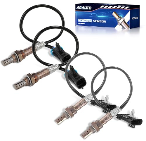 ACAUTO 234-4012 234-4018 Oxygen Sensor O2 Sensor Compatiable with Chevy Silverado 1500 Tahoe Suburban Express 1500 Suburban, GMC Yukon XL Sierra Cadillac Escalade 2344012 SU187 250-24018 4 Pack