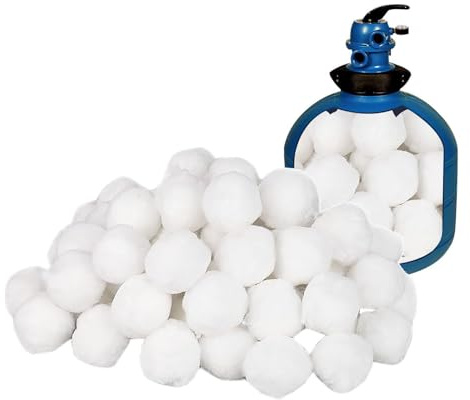 Boules de filtration de piscine en polysphère – Absorbeur d'écume de piscine réutilisable | Filtre flottant de piscine absorbant les médias de filtre à billes pour piscine/aquarium/filtre à sable