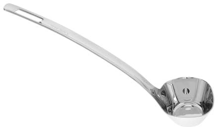 Amosfun Cucchiaio Per Filtro E Perdite D' Cucchiaio Per Schiumarola Mestolo Per Zuppa Beccuccio Per Versare Facile Da Usare in Cucina