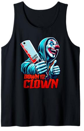 DOWN WITH THE CLOWN Hatchet ICPS Man Juggalette Tank Top