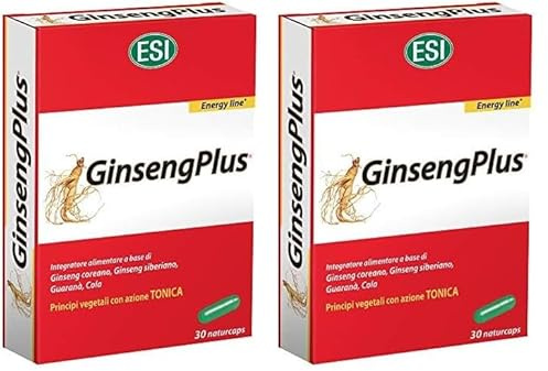 ESI Ginsengplus - 30 Naturcaps (Confezione da 2)