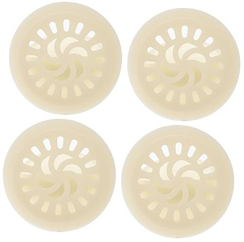 SHINEOFI 4pcs Floor Drain Core Floor Drain Covers Strainer Hair Catcher Odor-resistant Sealing Rings