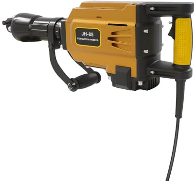1700W Electric Demolition Jack Hammer, Concrete Drill Breaker Kit, Heavy Duty Jackhammer for Demolition, Trenching and Chipping