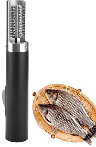 Lexsyn Squamatore Elettrico per Pesci, Dispositivo di rimozione squamatore Elettrico, Raschietto per Pesce, ispositivo di rimozione Impermeabile 3000mAh Ricaricabile, decalcificante per Pesce