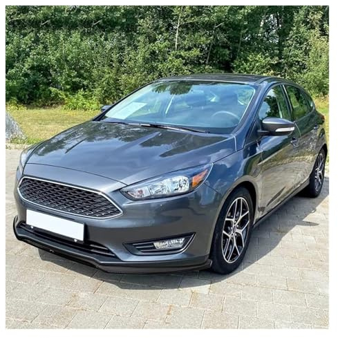 Lippe Frontspoiler Splitter Für Ford Für Focus 2010 2011 2012 2013 2014 2015 2016 2017 2018 Auto Front Stoßstange Splitter Lip Diffusor Körper Kit Spoiler Schutz Front Stoßstange Lippe(Carbon Fiber Lo