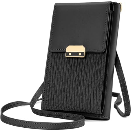 Aucuu Crossbody Phone Bag for Women, Cross Body Handbags, Shoulder Bag, Mobile Phone Pouch with Long Strap, Cellphone Purse for Cellphones under 7 inches