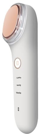 Generico Dispositivo di Bellezza a Compressione Impacco Caldo 38-42°C e Freddo 13-16°C Viso Ricaricabile USB con Funzione a Ioni e Vibrazione ad Alta Frequenza Strumento per Massaggi