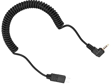 RASTKY 2.5mm S2 Remote Camera Trigger Cable for A7 A7R A7S, for A6000 HX300 NEX‑3NL, Fit for Multiple Cameras, Perfect for Professional Photographers