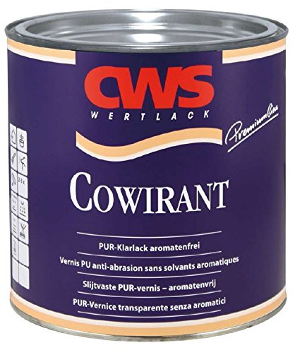 CWS Cowirant Pur Klarlack aromatenfrei farblos glänzend 750 ml