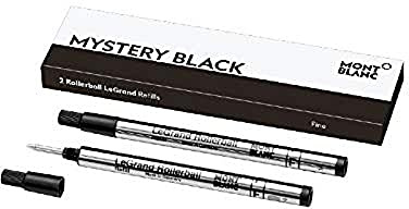 Montblanc - Größe F - Schwarz MISTERIO PF - 2x1 - Für Montblanc Masterpiece LeGrand Tintenroller