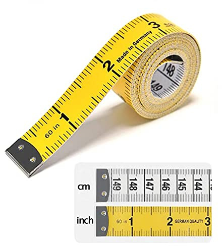 Soft Tape Measure Measuring Tape for Body Measurements,Double Color Double Scale Tape Measure Body Measuring Tape,Measurement Tape Measurement Sewing Tailor ,60 Inch/ 150 cm Seamstress Measuring Tape