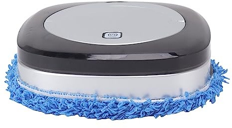 Wet Scrubbing Mopping Robot, Robot Vacuum Cleaner, Automatic Floor Mopping Robot Mopping Robot with Water Tank Vacuum and Mop (Silver)