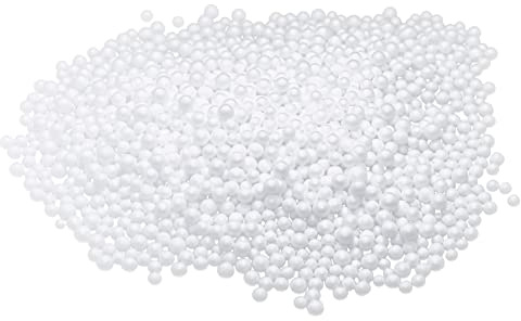 GRANULAT EPS, Füllung für Sessel und Sitzsäcke wie Sako Sack, Sitzkissen, Puffball, Sitzsack Polystyrolkugeln, Füllung für 100L Pakete