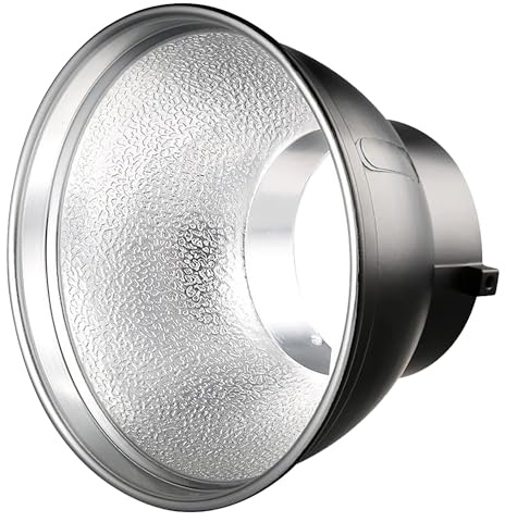 Godox 7 / 18cm Standard Reflector Diffuser for Godox AD600B AD600Pro AD600BM MS200V MS300V SK400IIV SK300IIV Strobe Flash Monolight SL60II SL100II SL150W Video Light
