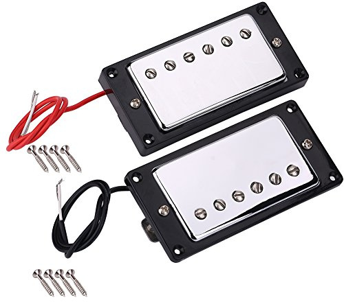 QANYEGN Bridge Neck Humbucker Pickup Set, Gitarre Humbucker Pickup, Humbucker Pickup für LP-Gitarren
