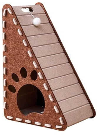 Kratzbrett, Kratzbretter Katze, Kratzbrett Katze, Katzenkratzbretter, Kratzmöbel Katze, Kratzpappe für Katzen groß XXL Betten, Decken & Möbel für Katzen, Kratzmatte Katze, Katzensofa (Kaffee)