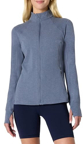 Amazon Essentials Chaqueta Deportiva para Correr, Ligera, Suave, con Cremallera y de Alto Rendimiento Mujer