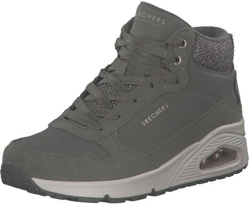 Skechers 177181 OLV Botas con cordones Cuero y Sintético Mujer en Verde