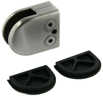 Lot de 4/8 pinces à verre réglables pour garde-corps, clips de support d'étagère ronds, vis de 6 à 12 mm, supports durables en verre et en bois, idéal pour la maison et le bureau