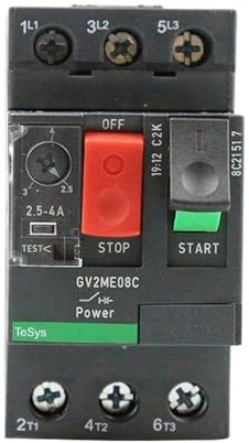 Disjoncteur magnéto-thermique moteur GV2ME04C-32C(GV2ME08C(2.5-4A))
