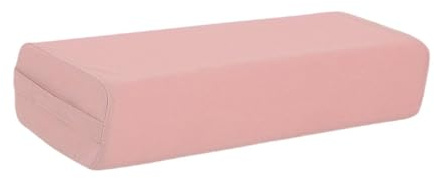 Amagogo Cojín de con asa de Transporte, Funda extraíble, Ligero y Rectangular para meditación de Pilates, Rosa Claro