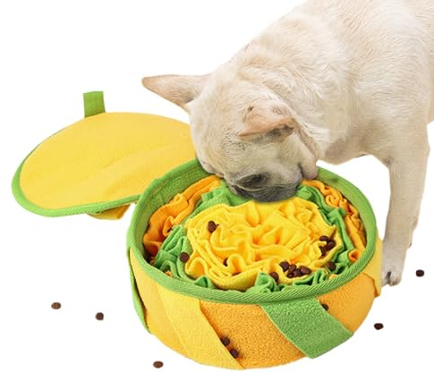 Sniffmatta för hundar | Interactive Puzzle Hundmatsmatta, Hundpusselleksaker, Hundgodisautomat, Hundberikande leksaker, Uppmuntrar naturliga födosöksfärdigheter och mental stimulering