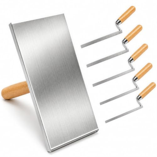 bssmmai 5 paletas para juntas (300 mm x 150 mm), llana para juntas de 29 mm de largo, disponible en 5 anchos: 6 mm, 8 mm, 10 mm, 12 mm y 15 mm