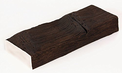 VIGA IMITACION MADERA DECORATIVA DE POLIURETANO 12.5CM DE ANCHO X 4CM DE ALTO X 3 METROS DE LARGO
