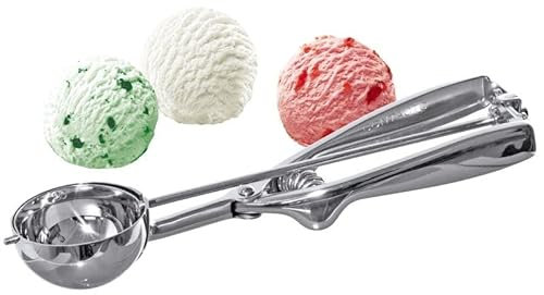 Cuillère à glace professionnelle en acier inoxydable 31 mm