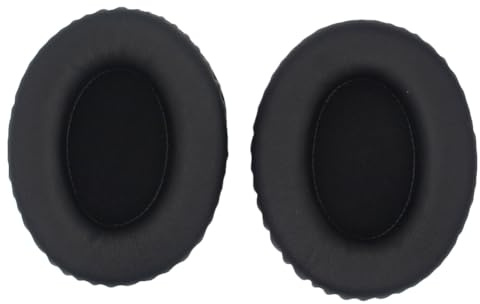 Huudngeje Ohrpolster 2pcs Ohrpolster für Kopfhörer Deckungen Ersatzweiche Schwamm Lederschaumkissen 105x 85 mm Größen