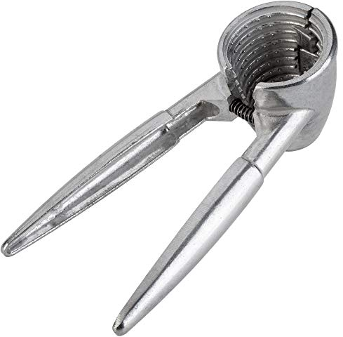 KADAX Schiaccianoci Noci, nocciole, mandorle, pistacchi, Noci Fatte di Metallo, Stabile, Apri di Noci di Alta qualità, Imbuto, pinze di Noci, Utensili per Cucina, Argento