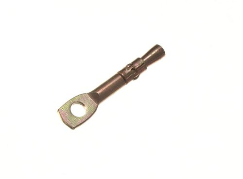 2 x Spanndraht-Anker Aufhänger Beton-Haken M6 x 50 mm YZP Stahl
