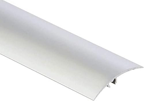 TMW Profiles Aluminium Door Bar Threshold Strip 35mm × 900mm (35.43) – Silver– Carpet Cover Transition Trim (Silver)