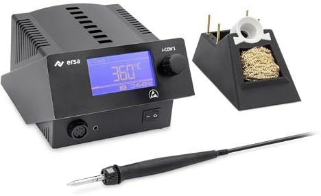 ERSA i-CON 1 MK2 digitale 1-Kanal Industrie-Lötstation 50-450°C mit 150W Lötkolben i-TOOL MK2 Tip'N'Turn - Spitzenwechsel antistatisch 0IC1105A