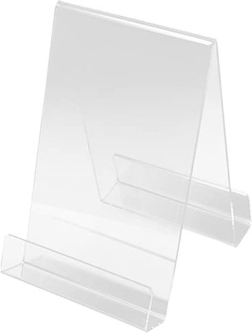 VILLFUL Bücherregal aus Acryl Desktop-Buchhalter Buchständer Acryl Handyständer Ausstellungsregale Buchpräsentationsständer Telefonständer Laptop Broschüre Schreibtisch handyhalter
