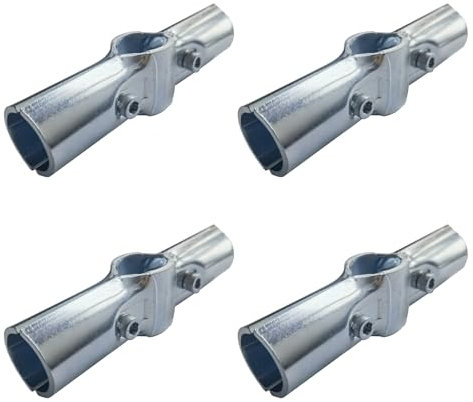 4 PCS 180 Degree Structural End Rail Clamps Fit for 3/4 Inch EMT Conduit