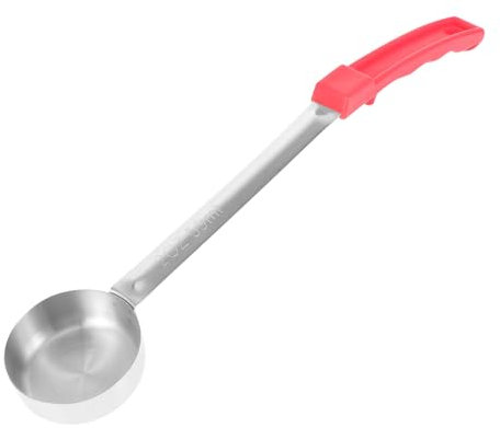 SHOWERORO Pizza Sauce Serving Scoop 2 Ounce Stainless Steel Food Portion Control Spoon Kitchen Sauce Serving Ladle for Precise Pizza and Cooking Use