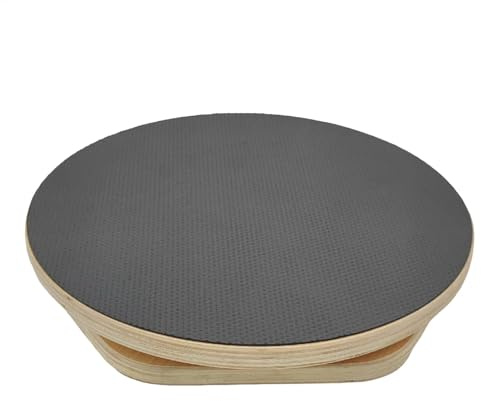 Ab Twister Board Übung, Wooden Balance Waist Twister, Core Strength Body Toning Disc, Tragbares Non-slip Design für Home Workouts und Fitness Training