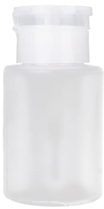 150ml Nagellackentferner Flasche mit Pumpspender aus Kunststoff | Leere Pumpflasche, 150ml Fassungsvermögen, mit Auslaufschutz, für Maniküre Werkzeug, Klare Ausführung