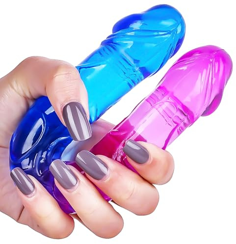 9.4 inch Small Double Dongs Dildo Realistic Double-Ended Dildo, Flexible & Bendable Doubles Sided Dildos Penetrating G spot Anal Long Dildos Women Lesbian Sex Toys for Couples Beginner