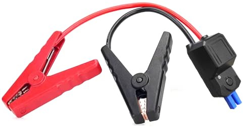 Yctze Cable de Arranque para Coche, Pinzas de Cocodrilo Inteligentes, Pinzas de Batería para Arrancador de 12 V con 5 Protecciones y Diseño antirretroceso.